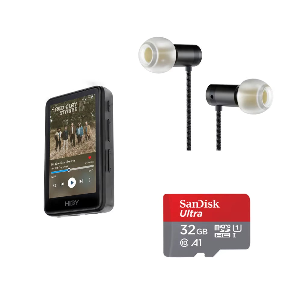 R1 Hifi Audio Music Player MP3 USB DAC Wifi Bluetooth 5.1 DSD256 Pcm384Khz/32Bit X1600E CS43131 MSEB Web Radio 3.5Mm Output