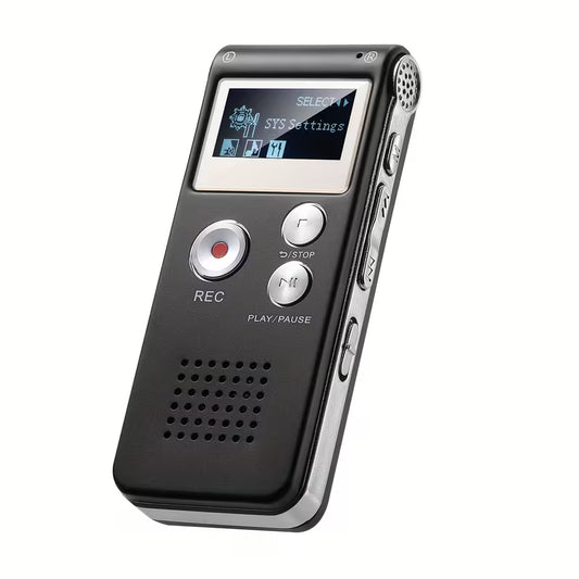 16GB Digital Voice Recorder – Sound Activated, Lectures, Meetings