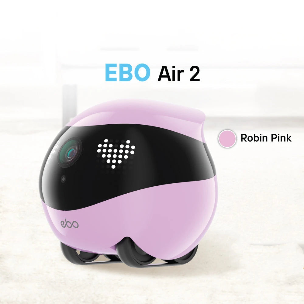 Enabot EBO AIR2 Intelligent Robot Wireless Camera Robot Remote Monitoring Pet Companion Robot Realtime Control Custom Gift