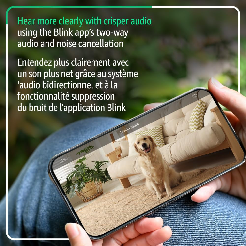 Mini 2K+ (Newest Model) – Plug-In Home & Pet Security Camera with 2K Video Resolution, Colour Night Vision, Enhanced Audio, Motion Detection – 1 Camera (Black)