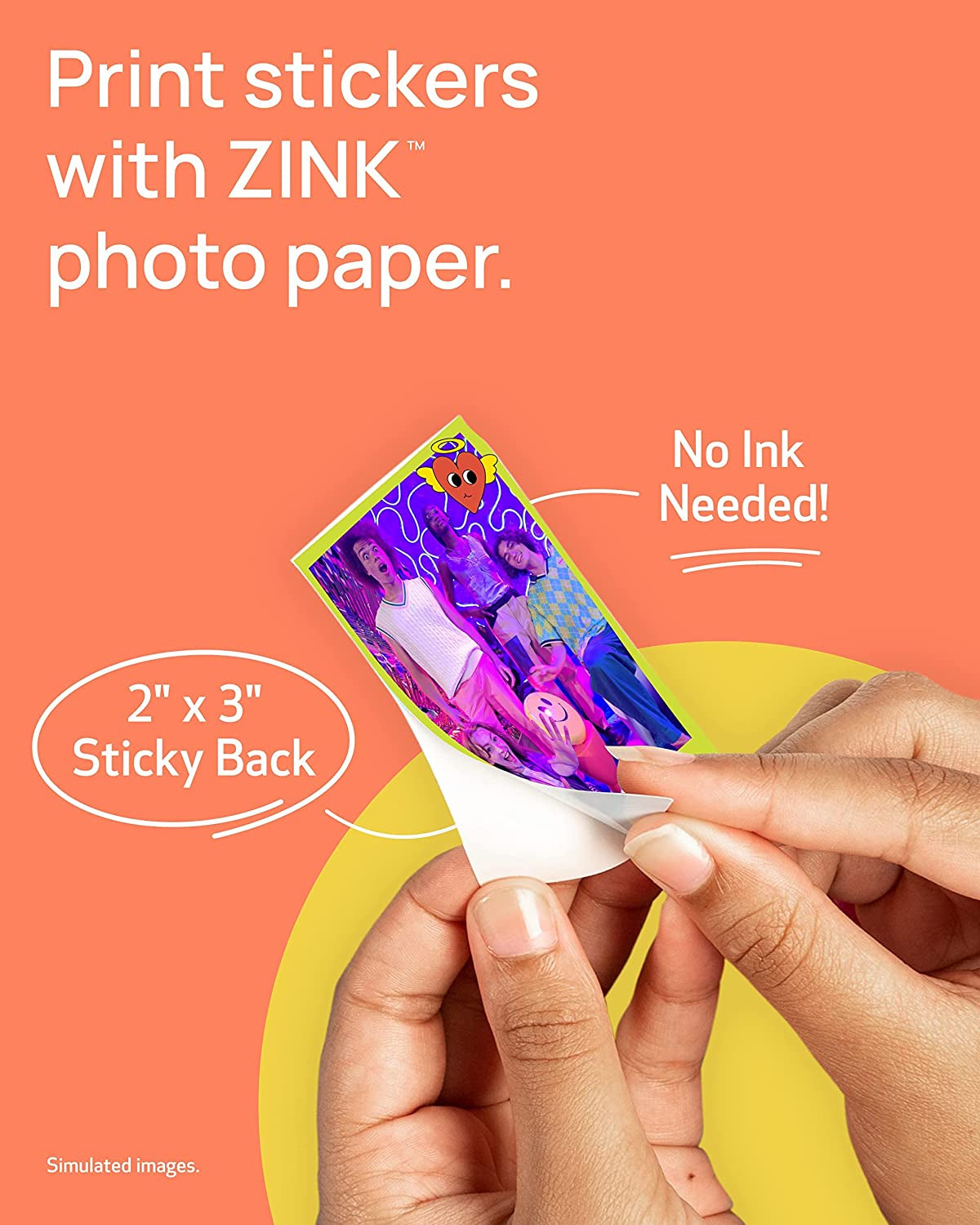 Ivy 2 Mini Photo Printer (Blush Pink), Bluetooth Portable Smartphone Printer for Ios & Android, Bundle with 10 Zink Sticky-Back Photo Prints, LED Light Bar, Protective Case & USB Cable