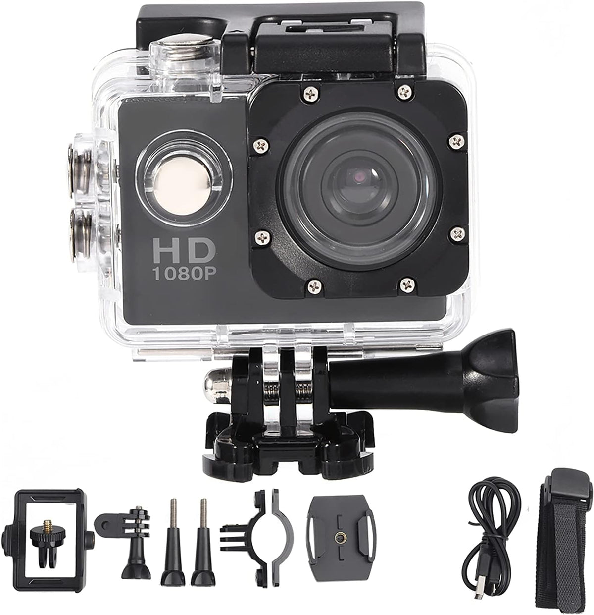 H88 4K Action Camera – 131ft Waterproof, Magnetic Mount, 150Min Battery