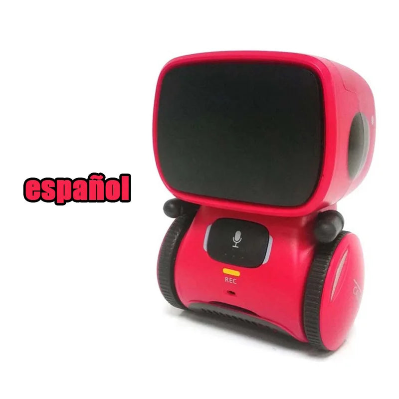 Toy Robot Intelligent Robots Russian & English & Spanish Version Voice & Touch Control Toys Interactive Educational RC Robot
