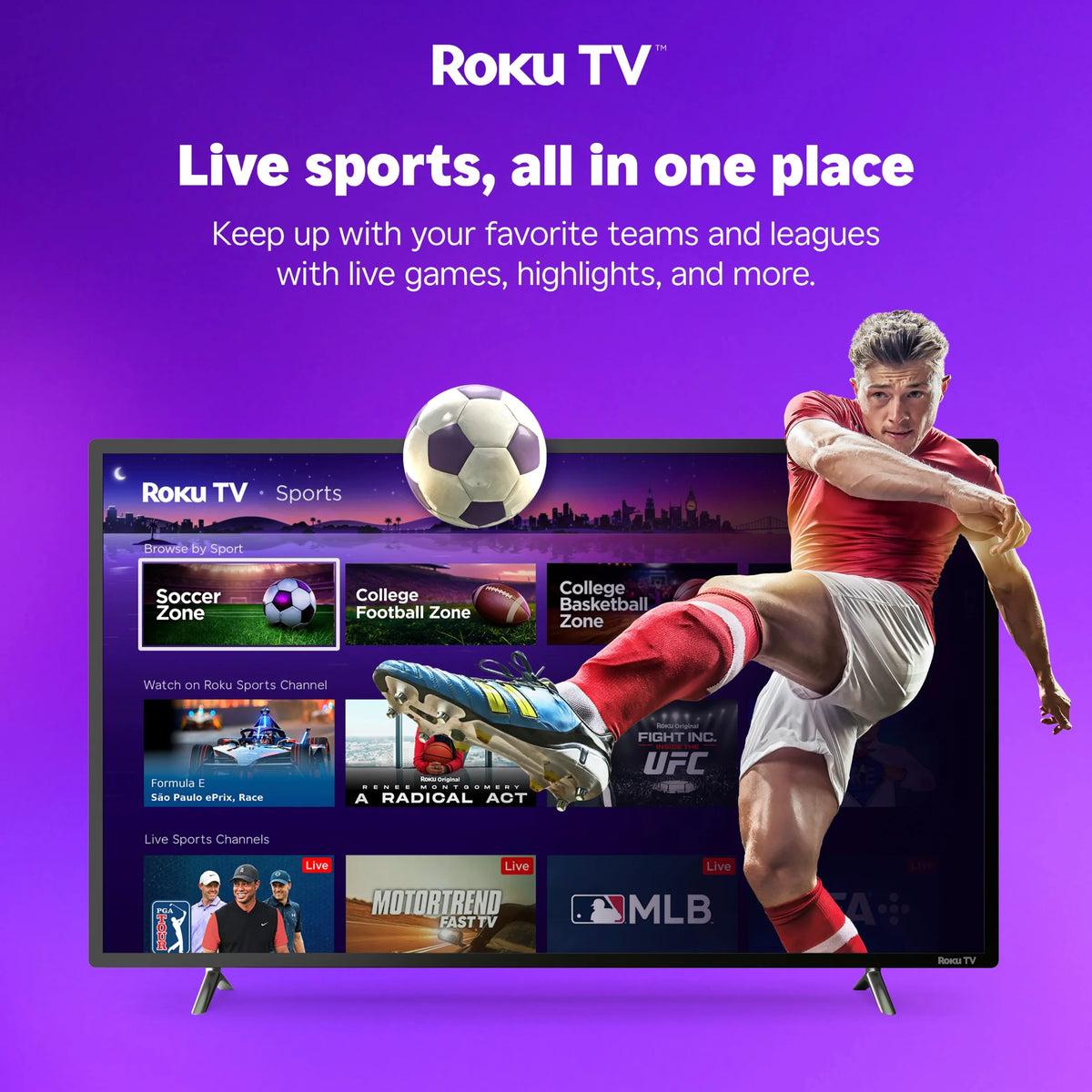 50" Class 4K UHD LED LCD Roku Smart TV HDR R6 Series 50R6E3