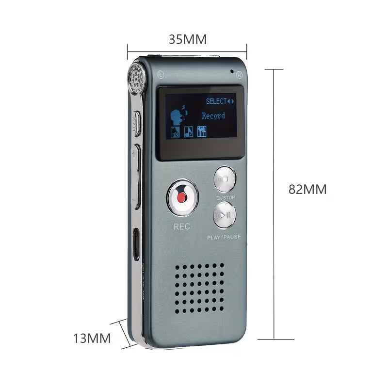 16GB Digital Voice Recorder – Sound Activated, Lectures, Meetings