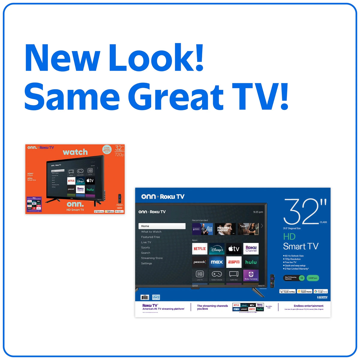 (Open Box) 32" Class HD (720P) Smart LED TV (100012589)