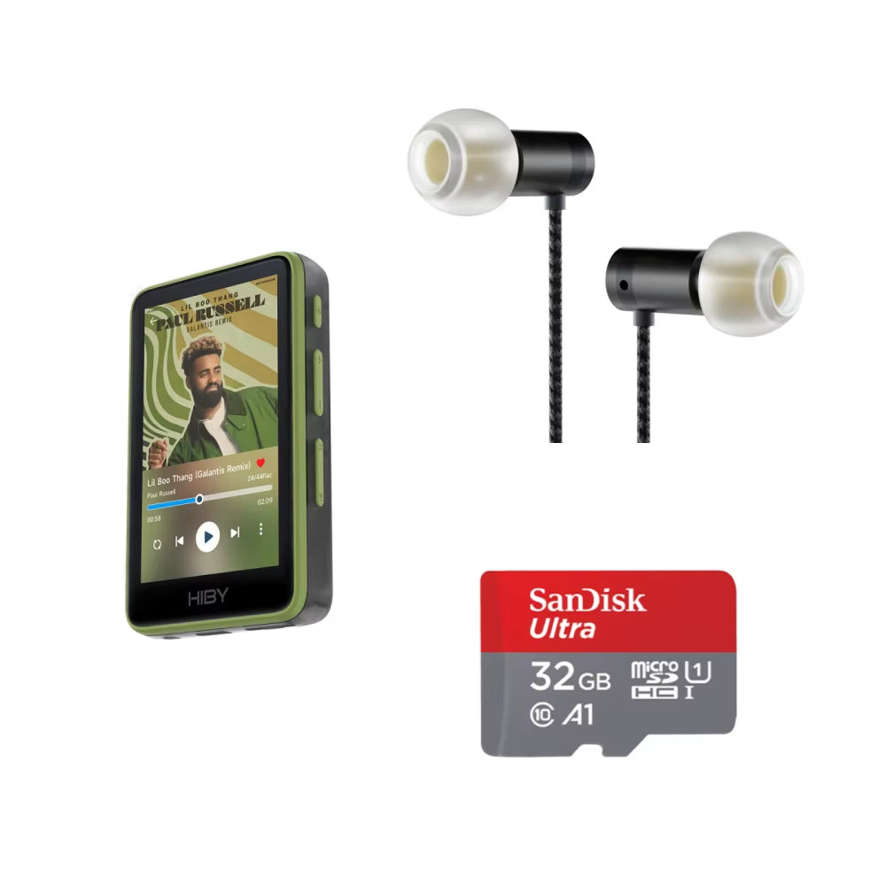 R1 Hifi Audio Music Player MP3 USB DAC Wifi Bluetooth 5.1 DSD256 Pcm384Khz/32Bit X1600E CS43131 MSEB Web Radio 3.5Mm Output