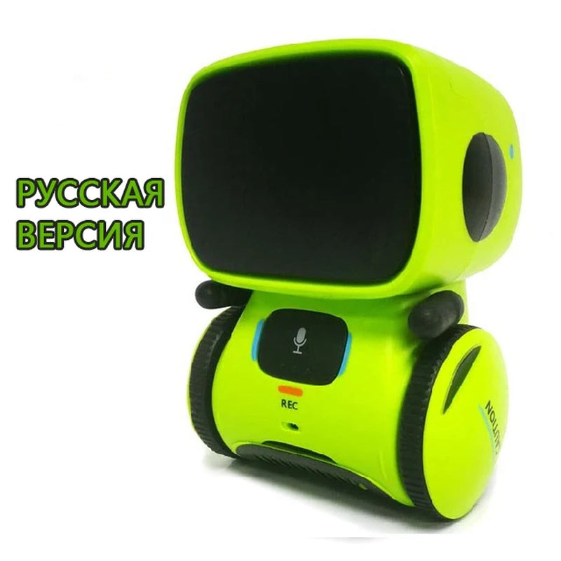 Toy Robot Intelligent Robots Russian & English & Spanish Version Voice & Touch Control Toys Interactive Educational RC Robot