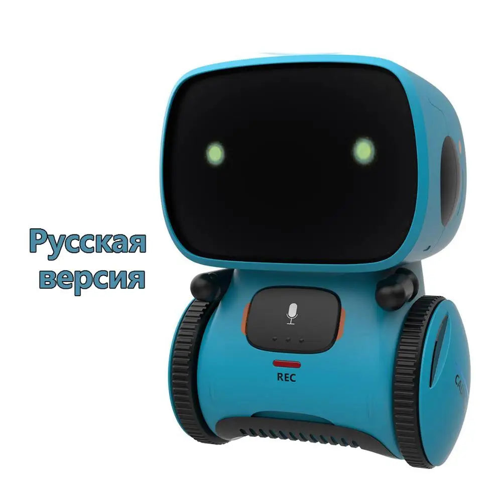 Toy Robot Intelligent Robots Russian & English & Spanish Version Voice & Touch Control Toys Interactive Educational RC Robot