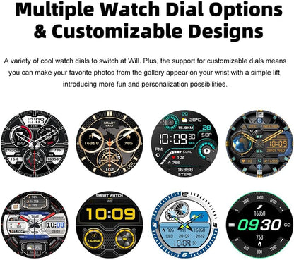 2 in 1 Smart Watch with Earbuds, Bluetooth Smart Watch, 1.46" HD IPS Screen Smartwatch for Men, Rugged Military Fitness Tracker, IP67 Waterproof, AI Voice Assistant