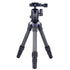 CMP163C 496G Max Loading 3Kgs Lightweight Table Mobile DSLR Carbon Fiber Mini Tripod for Camera Phone