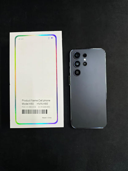 C25 Ultra Cell Phone Unlocked Phones 2025 Android 14 Mobile Phone with Build-In Pen, 12GB+512GB, 7" Display, 108MP+68MP Camera 8000 Mah 5G Dual SIM Smartphone (Light Cyan)