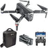 F24 Pro GPS Drones for Adults with Camera, 4K RC Drone with 30-Min Flight and 1600 Ft Range, Foldable, Black