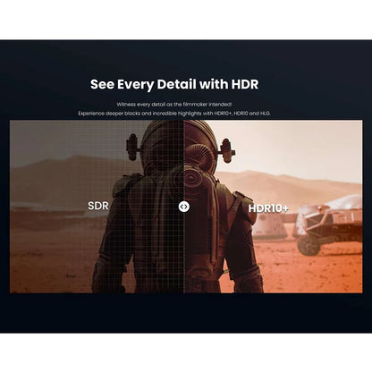 Mars Pro 2 Projector Native 4K HDR10+ DLP Laser Cinema 2450 ISO Lumen Google TV Android for Home Global Version Theater