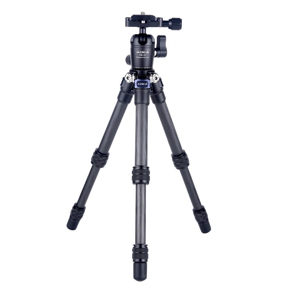 CMP163C 496G Max Loading 3Kgs Lightweight Table Mobile DSLR Carbon Fiber Mini Tripod for Camera Phone