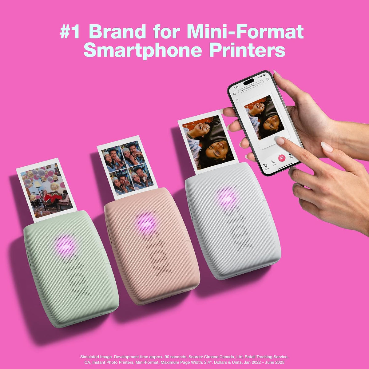 Instax Mini Link 3 Smartphone Printer - Clay White
