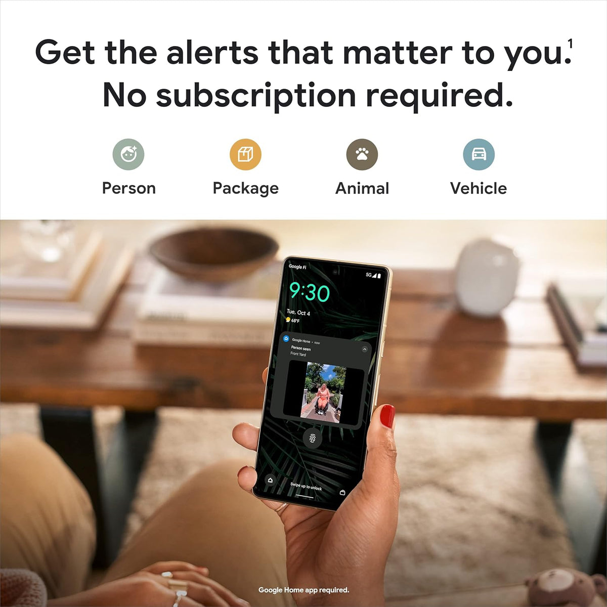 Nest Doorbell (Wired, 2Nd Gen) - Wired Video Doorbell Camera - Doorbell Security Camera - Snow