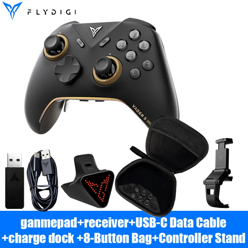 In Stock Flydigi Vader 5 Pro V2 Global Version Wireless Bluetooth Gamepad Controller Multi-Platform for PC NS2 Mobile Steam