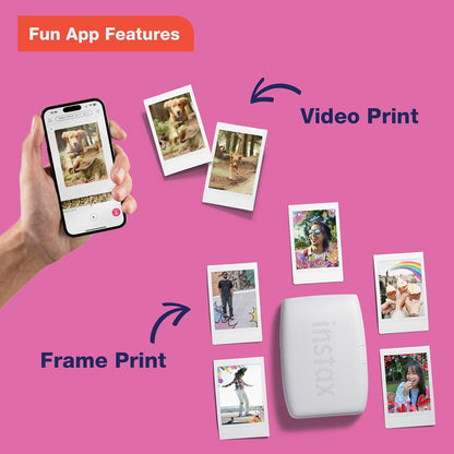 Instax Mini Link 3 Smartphone Printer - Clay White