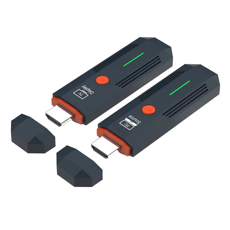 50M Wireless Video Transmitter Receiver 4K Decode Hdmi-Compatible Adapter TV Stick Dongle 1080P for Laptops PC Monitor Projector