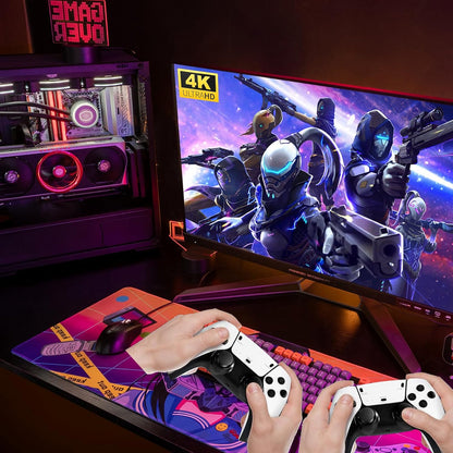 2025 Upgraded Retro Gaming Console, 4K HDMI Video Game Consoles with 40,000+ Games &amp; 23 Emulators, Plug and Play Video Gaming Stick with Upgrade Dual 2.4G Controllers (128G)