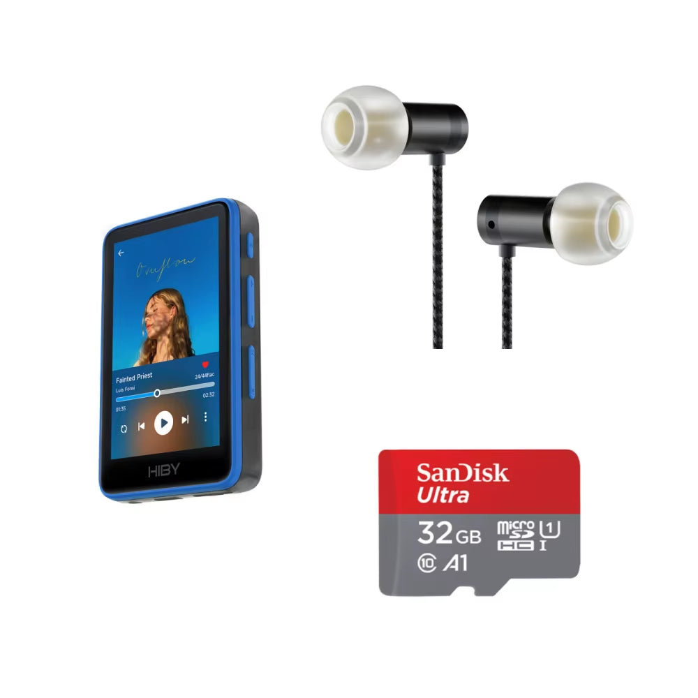 R1 Hifi Audio Music Player MP3 USB DAC Wifi Bluetooth 5.1 DSD256 Pcm384Khz/32Bit X1600E CS43131 MSEB Web Radio 3.5Mm Output
