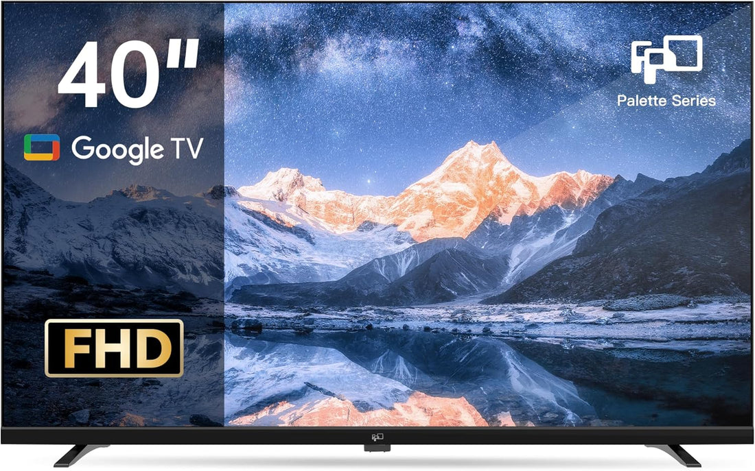 40-Inch Smart TV, 1080P Full HD Google TV with Google Play Built-In Google Cast, HDR 10, Dolby Audio, Voice Remote, Stream Live Television (Palette-Series, CG40-P3)