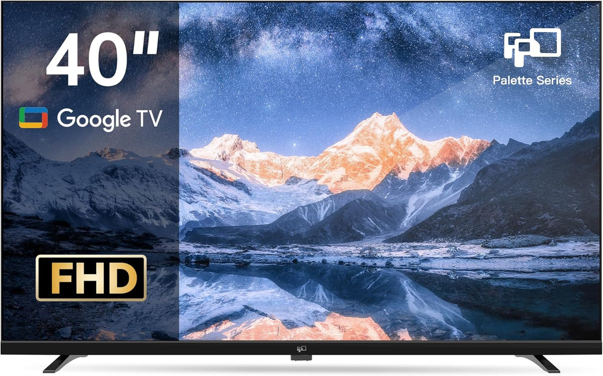 40-Inch Smart TV, 1080P Full HD Google TV with Google Play Built-In Google Cast, HDR 10, Dolby Audio, Voice Remote, Stream Live Television (Palette-Series, CG40-P3)