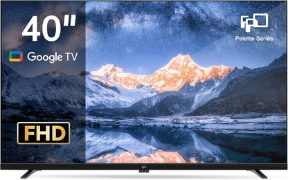 40-Inch Smart TV, 1080P Full HD Google TV with Google Play Built-In Google Cast, HDR 10, Dolby Audio, Voice Remote, Stream Live Television (Palette-Series, CG40-P3)