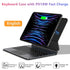 GOOJODOQ Magic Keyboard Case for Ipad Pro 11 M4 Ipad Air 4/5/6 Smart Pogo Pin PD18W Pass through Charging Smart Gesture Trackpad