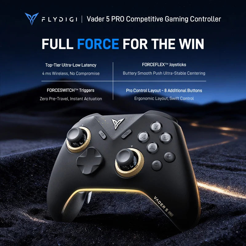 In Stock Flydigi Vader 5 Pro V2 Global Version Wireless Bluetooth Gamepad Controller Multi-Platform for PC NS2 Mobile Steam
