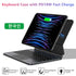 GOOJODOQ Magic Keyboard Case for Ipad Pro 11 M4 Ipad Air 4/5/6 Smart Pogo Pin PD18W Pass through Charging Smart Gesture Trackpad