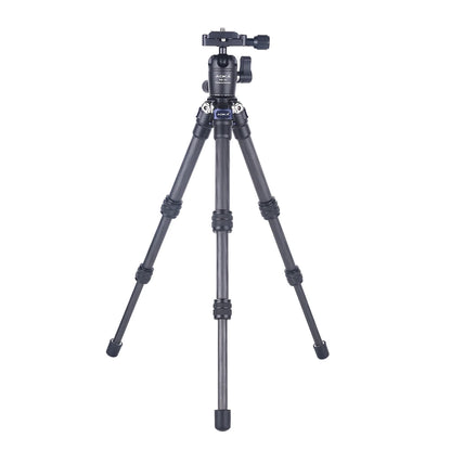 CMP163C 496G Max Loading 3Kgs Lightweight Table Mobile DSLR Carbon Fiber Mini Tripod for Camera Phone