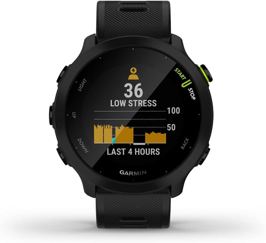 Forerunner 55, GPS Running Watch with Daily Suggested Workouts, up to 2 Weeks of Battery Life, Black