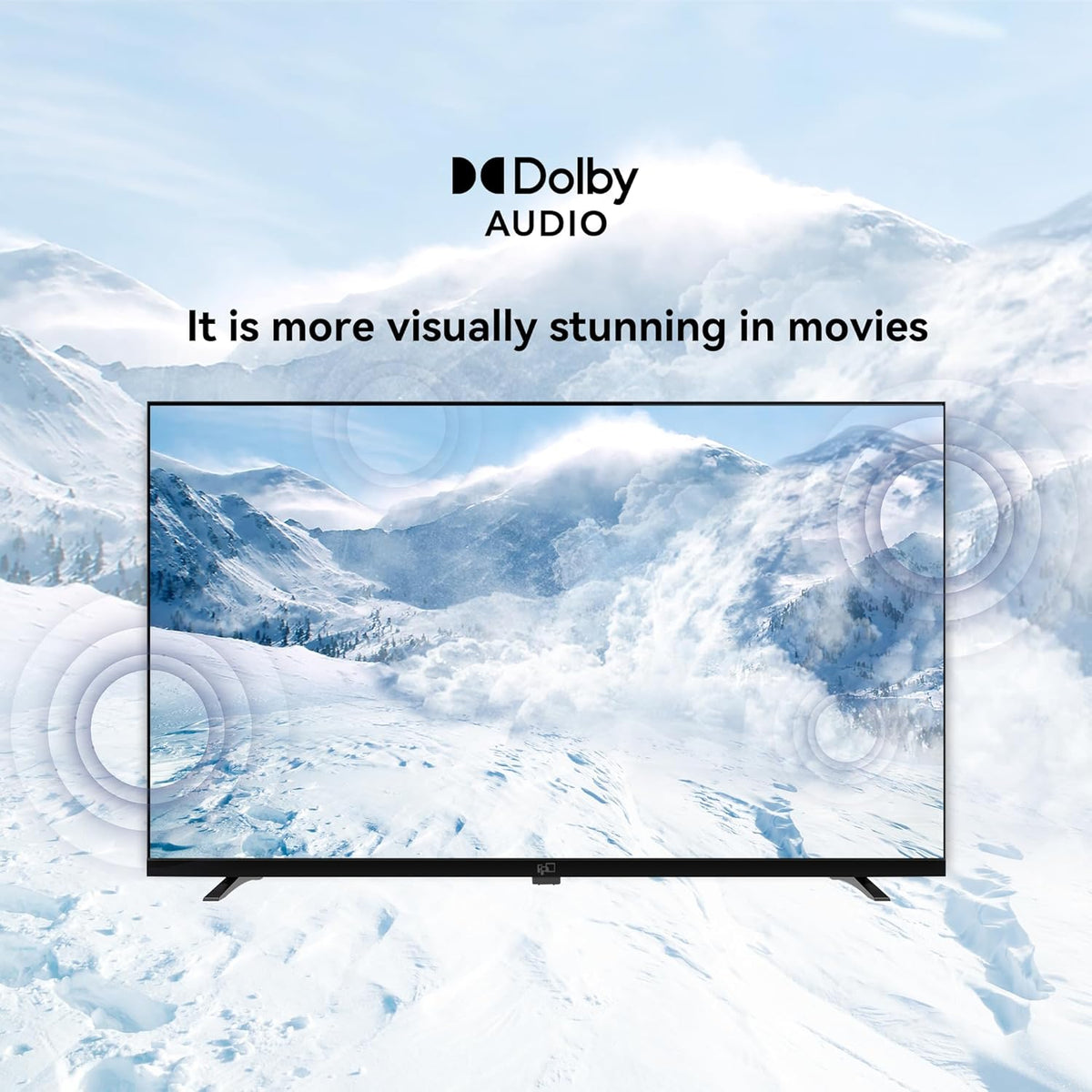 40-Inch Smart TV, 1080P Full HD Google TV with Google Play Built-In Google Cast, HDR 10, Dolby Audio, Voice Remote, Stream Live Television (Palette-Series, CG40-P3)