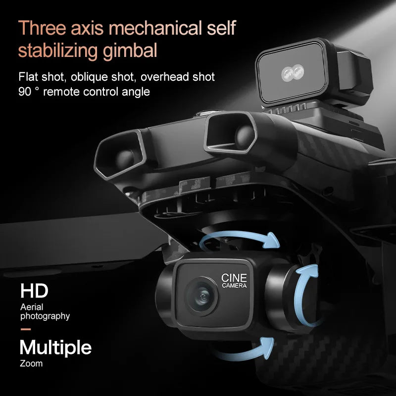 RG808 PRO GPS Drone 8K HD 3-Axis Gimbal 25Min Long Flight Time Large Screen Remote Control 5G Wifi FPV Brushless Fold Aircraft