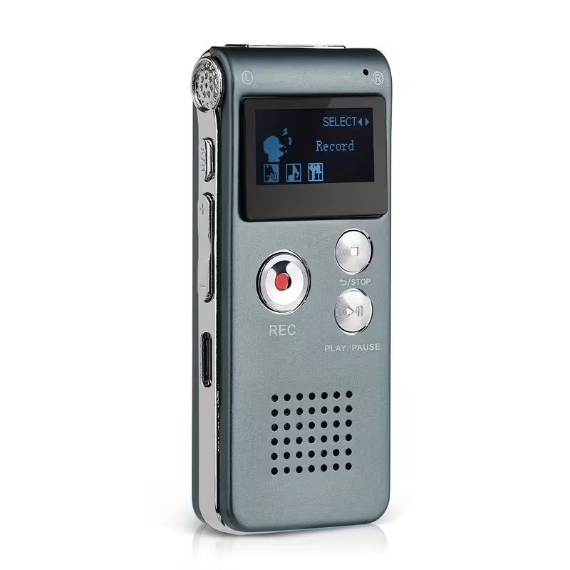 16GB Digital Voice Recorder – Sound Activated, Lectures, Meetings