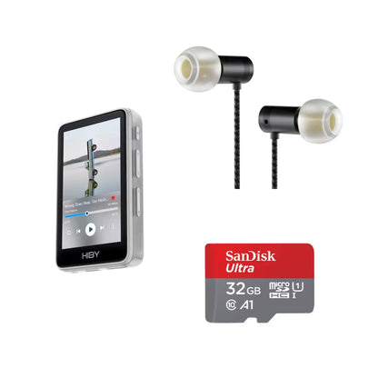 R1 Hifi Audio Music Player MP3 USB DAC Wifi Bluetooth 5.1 DSD256 Pcm384Khz/32Bit X1600E CS43131 MSEB Web Radio 3.5Mm Output