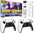 2025 Upgraded Retro Gaming Console, 4K HDMI Video Game Consoles with 40,000+ Games & 23 Emulators, Plug and Play Video Gaming Stick with Upgrade Dual 2.4G Controllers (128G)