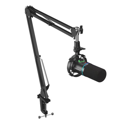 PD200X XLR/USB Dynamic Microphone for Gaming Recording Streaming Youtube Metal Mic with Software Tap-To-Mute Gain Knob