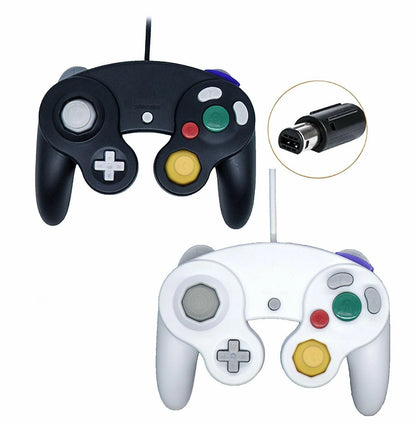 2 Pack Wired NGC Controller Gamepad for Nintendo Gamecube GC &amp; Wii U Console USA
