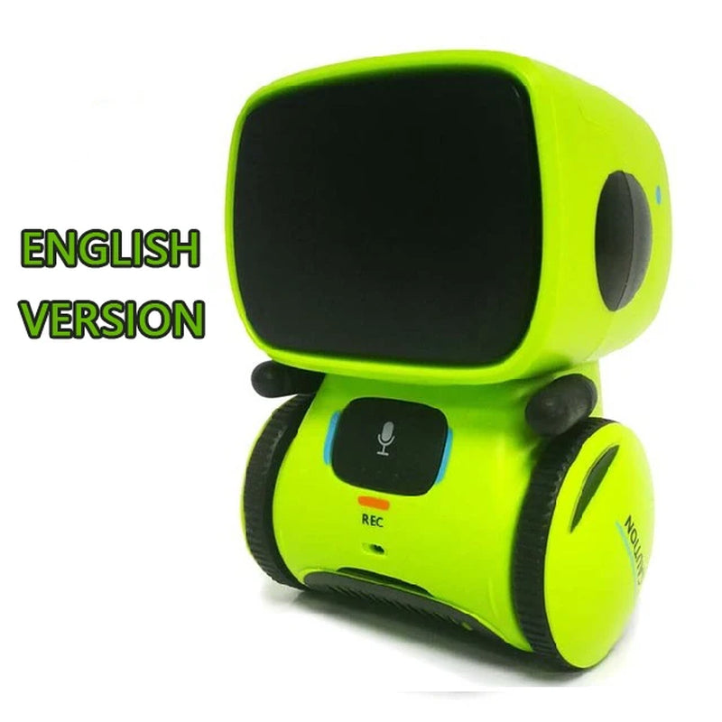 Toy Robot Intelligent Robots Russian &amp; English &amp; Spanish Version Voice &amp; Touch Control Toys Interactive Educational RC Robot