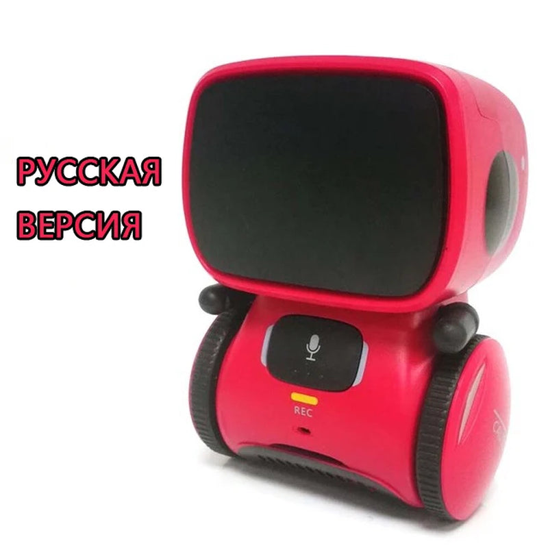 Toy Robot Intelligent Robots Russian &amp; English &amp; Spanish Version Voice &amp; Touch Control Toys Interactive Educational RC Robot