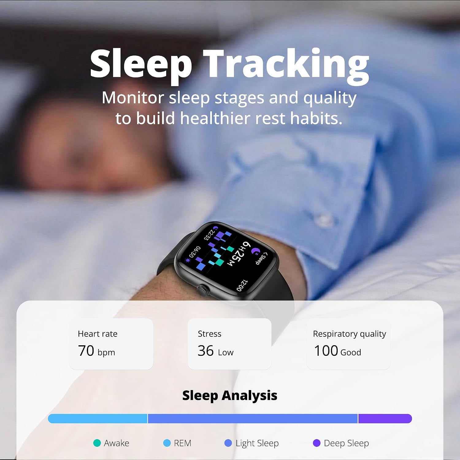 Smart Watch for Men Women (Answer/Make Call), 1.83" HD Fitness Tracker with Heart Rate/Spo2/Sleep Monitor, Pedometer, 120+ Sport Modes, IP67 Waterproof, 7-Day Battery, for Ios Android, Black