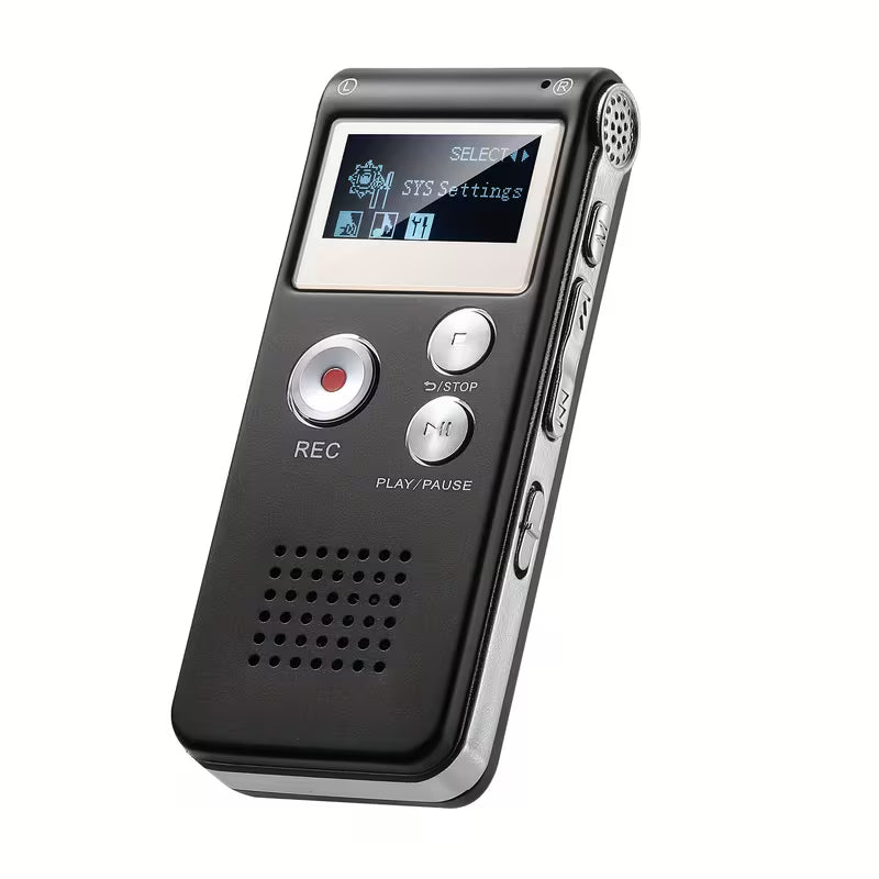 16GB Digital Voice Recorder – Sound Activated, Lectures, Meetings