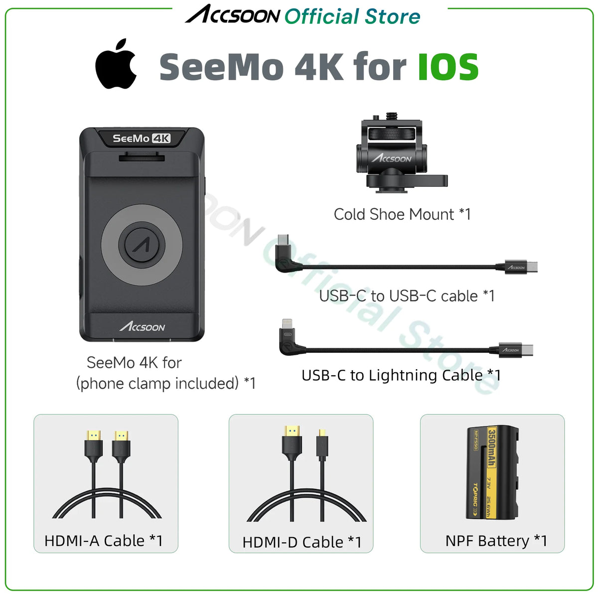 Seemo 4K HDMI to USB-C Video Transmission Conversion Recording for Iphone Ipad Charging RTMP Live Streaming