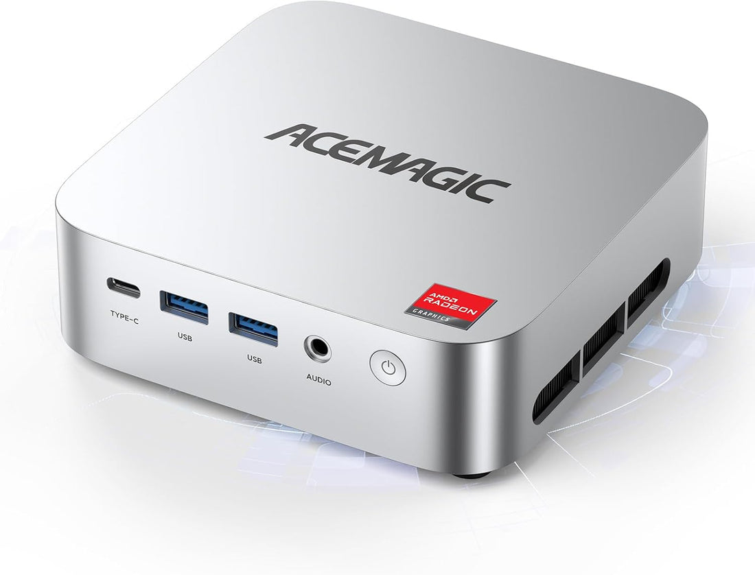 ACEMAGIC K1 Mini PC – AMD R2544, 8GB RAM, 256GB SSD, 4K Triple Display