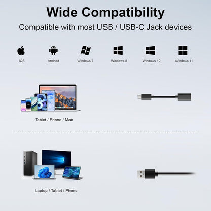 USB Headset with Microphone – PC/Laptop
