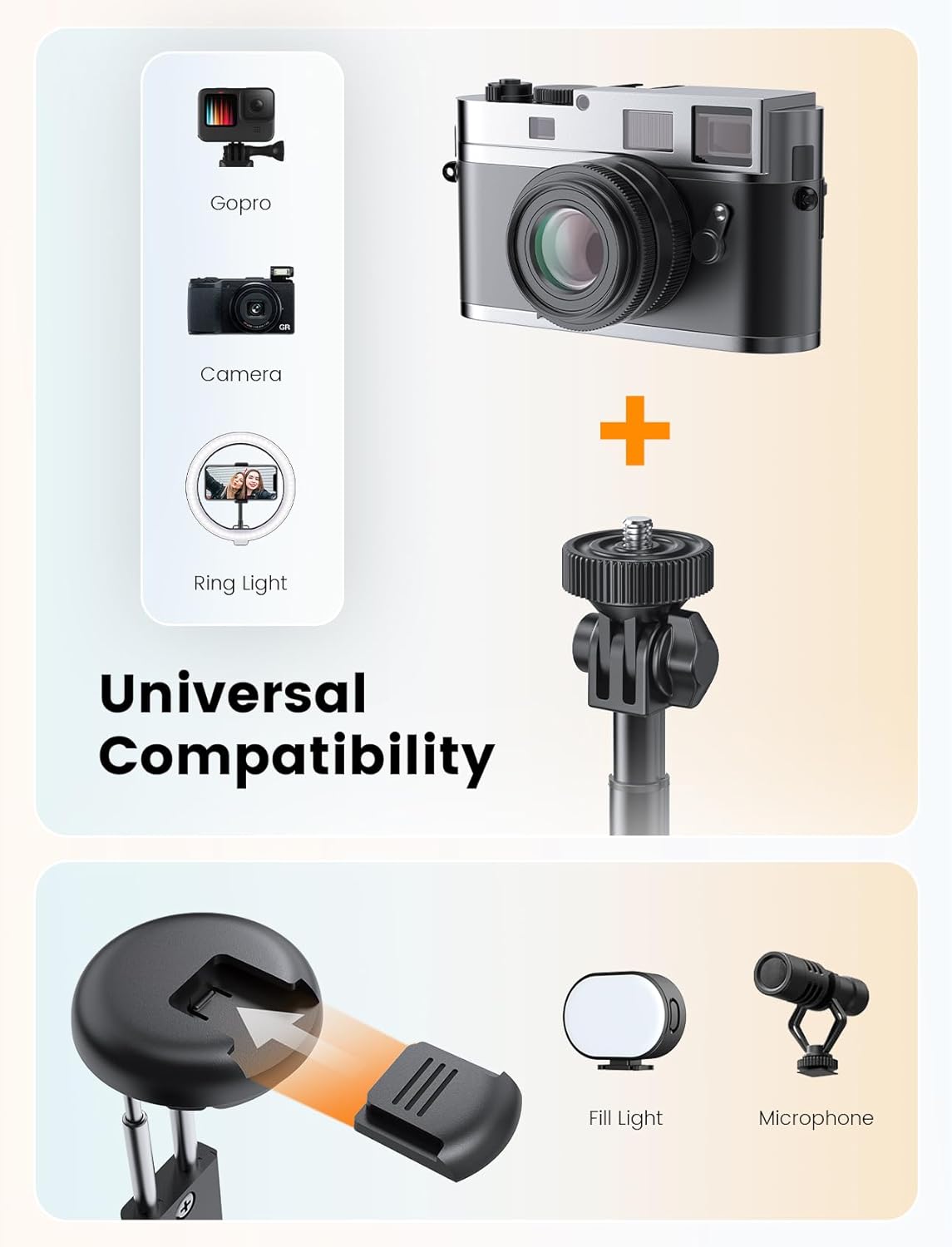NT99 Tripod Stand 67.7" – Phone, Camera &amp; GoPro, Remote, Content Creator