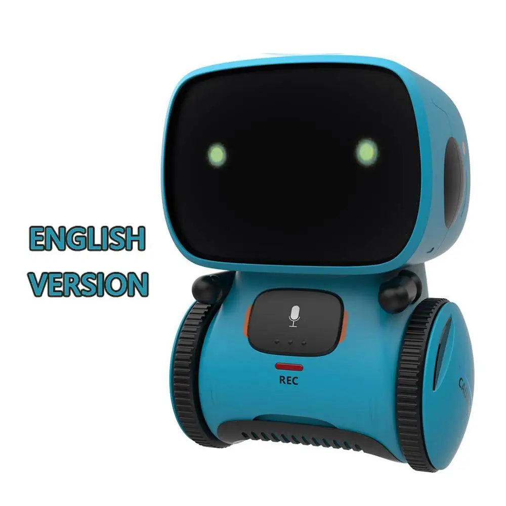 Toy Robot Intelligent Robots Russian &amp; English &amp; Spanish Version Voice &amp; Touch Control Toys Interactive Educational RC Robot